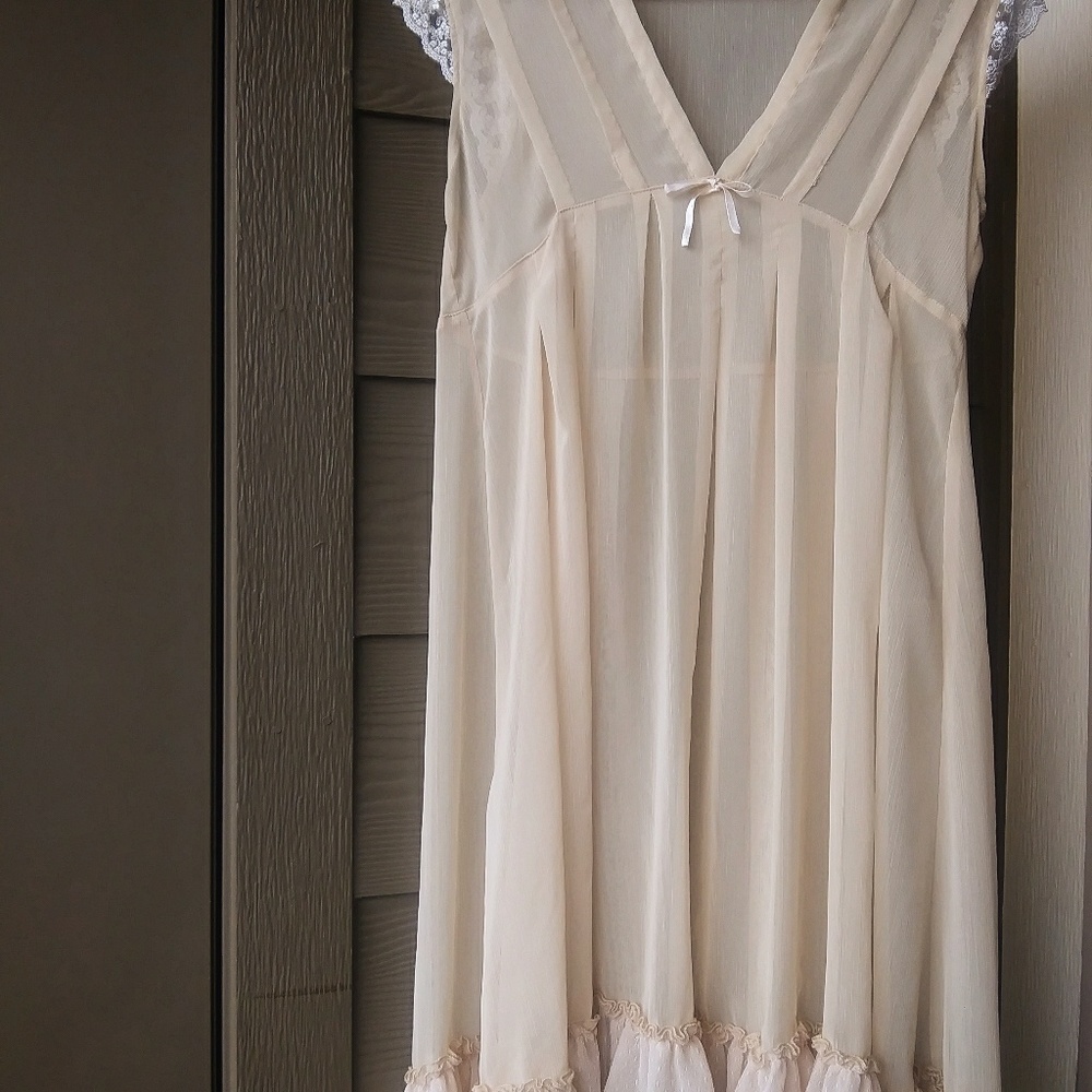 Romantic Sheer Lace Dress - Picture 3 of 3
